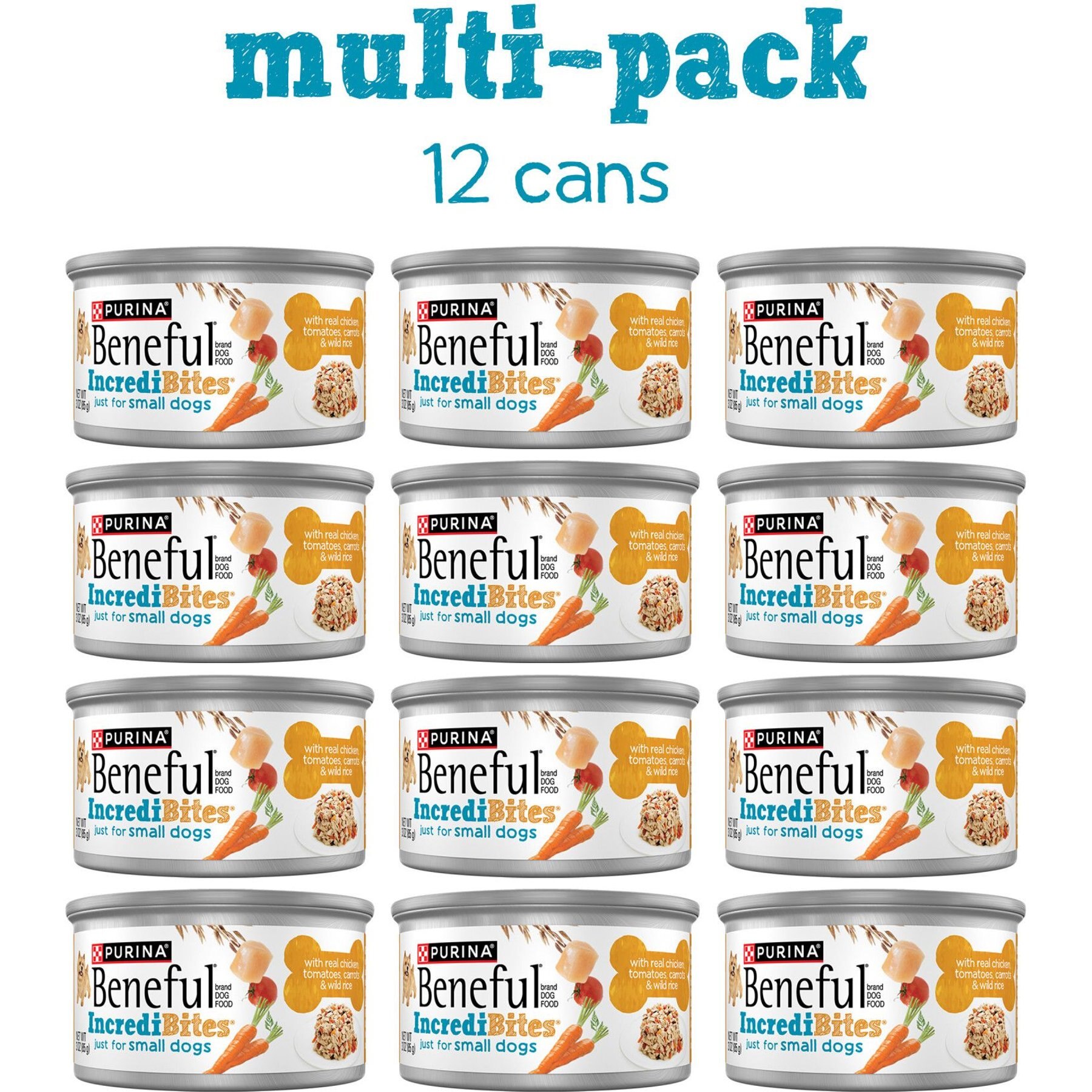 Purina Beneful IncrediBites with Real Chicken & Gravy Small Breed Wet Dog Food