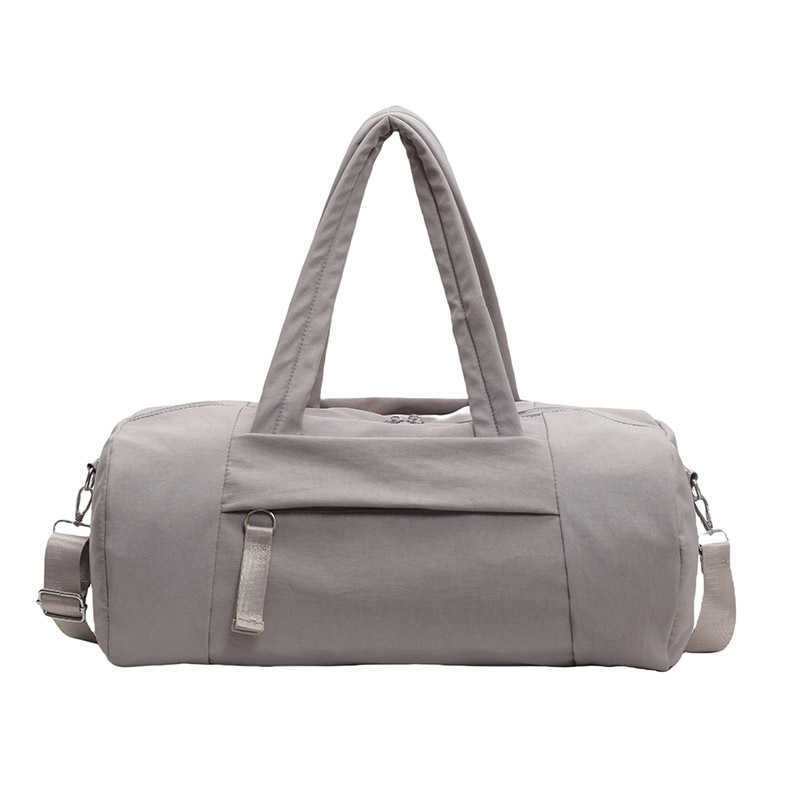 new large capacity travel bag commuting handbag lightweight outdoor sports and fitness womens bag yoga bag cylindrical backpack