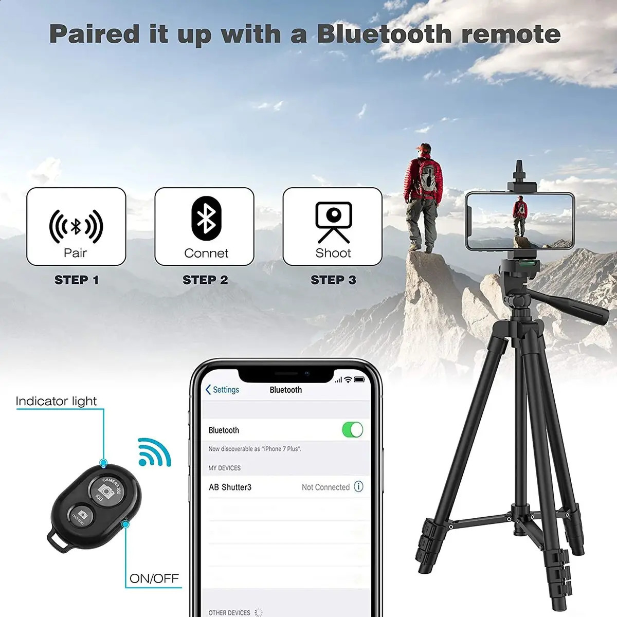 Flexible tripod expandable travel lightweight stand remote control used for installing DSLR cameras on mobile phones Tik video live tripod 241121