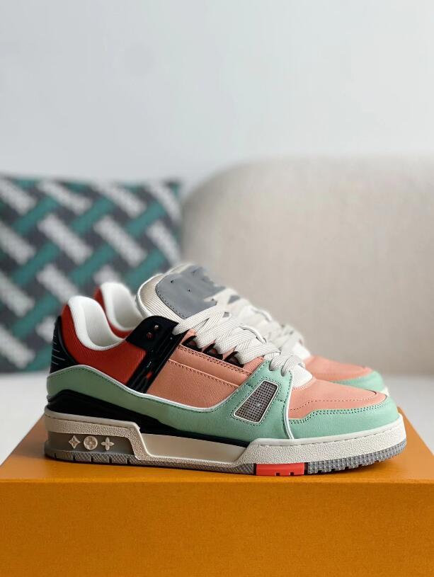 best quality designer Luxurys TRAINER Casual shoes for men womens colors mens sports sneakers trainers size 46 fashion