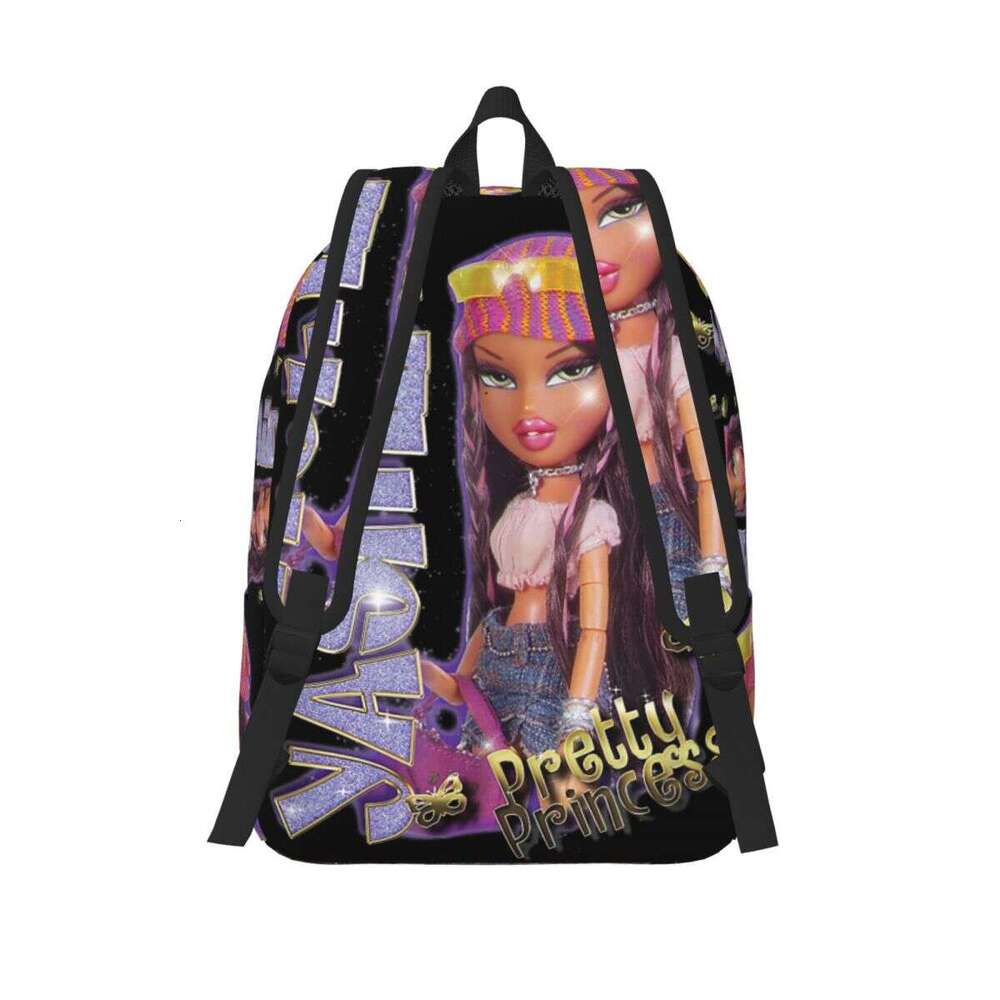 Bratz Yasmin Pretty Princess Sparkle Photoreal Backpack for Men Women Cool Student Business Daypack College Shoulder Bag Gift