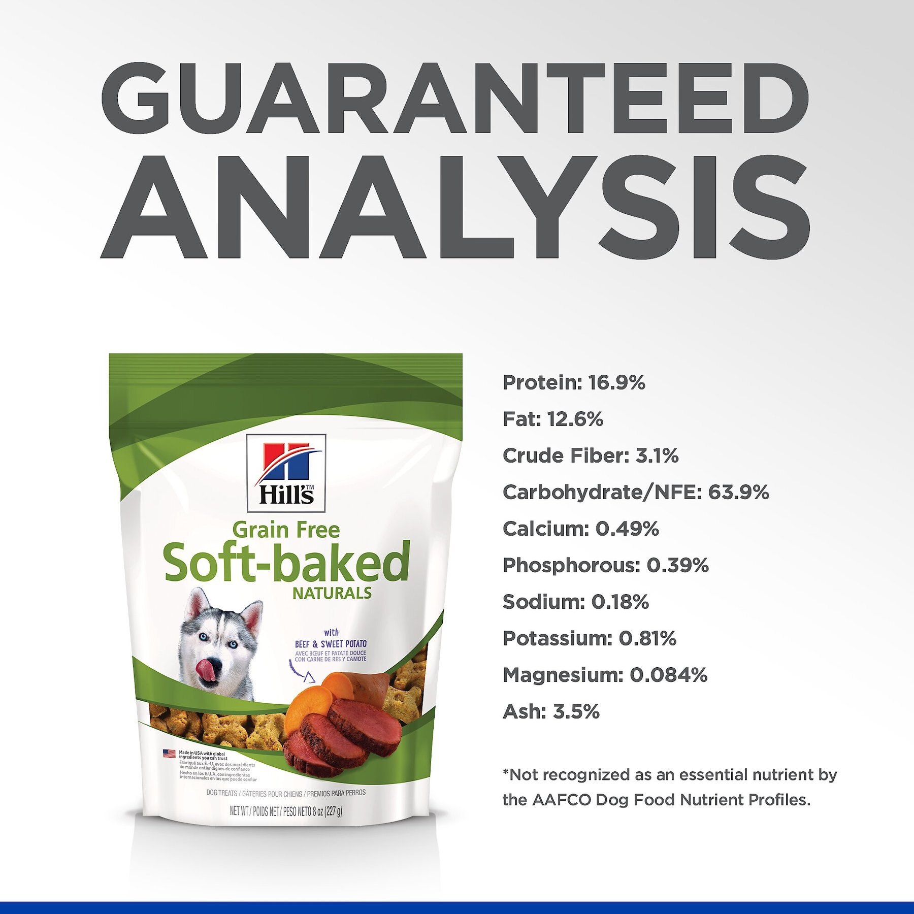 Hill's Grain-Free Soft-Baked Naturals with Beef & Sweet Potatoes Dog Treats