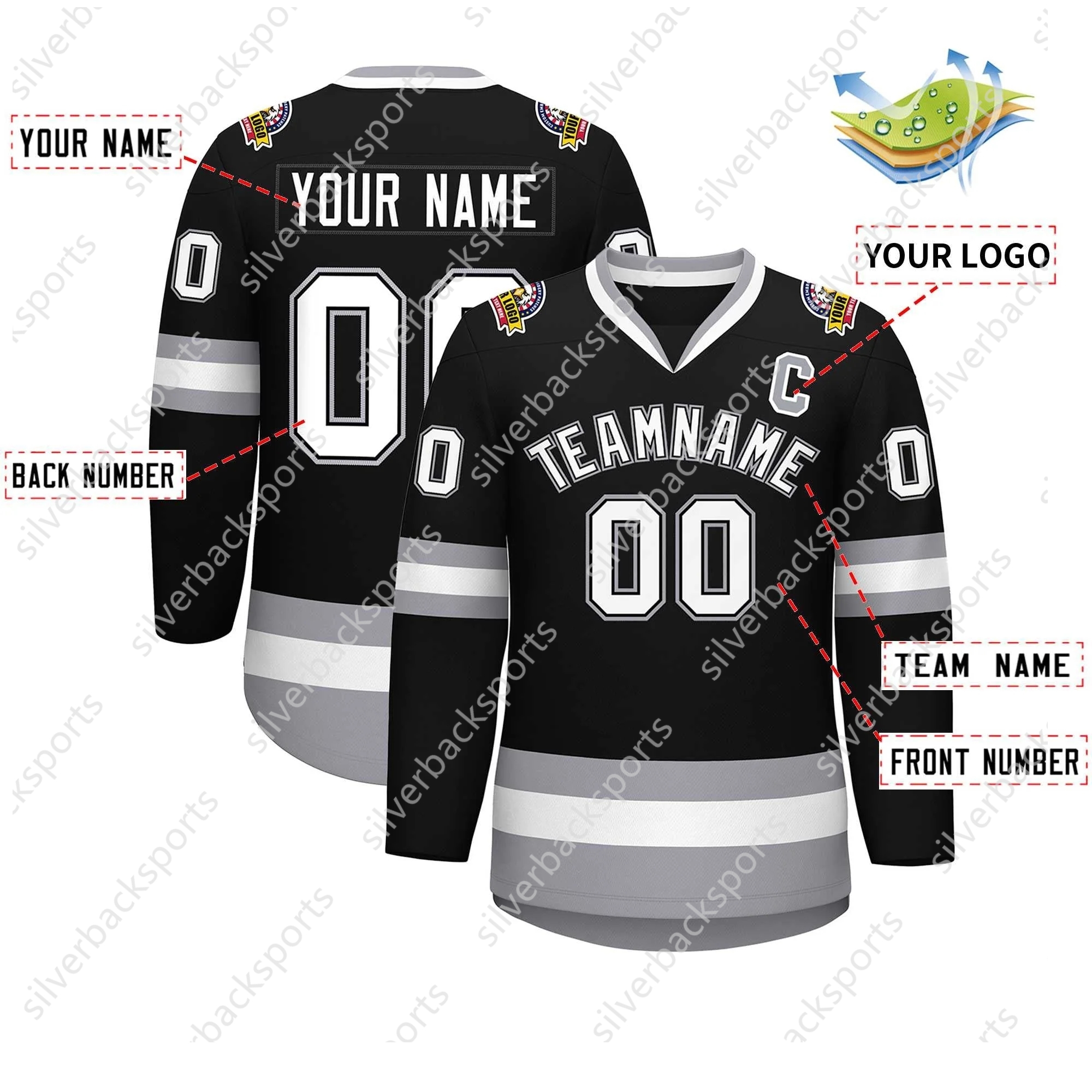 DIY Your ed Custom Hockey Jerseys Men Youth Women Leave Name Any Number This baseball uniform is a quick-drying custom-made sportswear for teenagers a