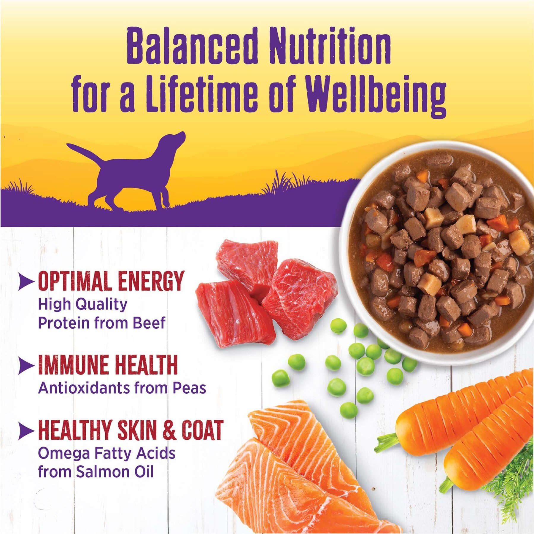 Wellness Beef Stew with Carrots & Potatoes Grain-Free Canned Dog Food