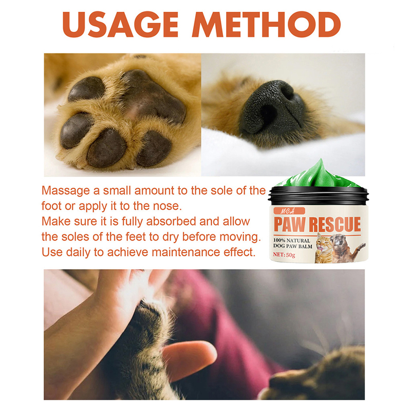 Private Label Pet Products Natural Paw Wax Protection Pacifier Paw Nose Cream Pet Cat Paw Balm