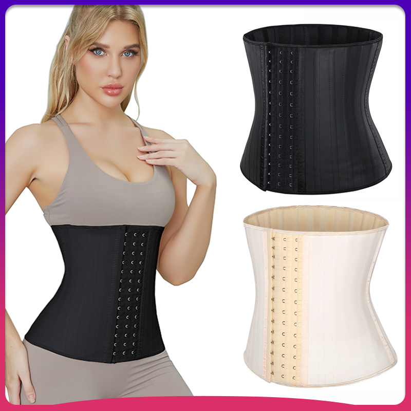 Latex Slimming Corset Belt with Steel Support Ideal for Weight Loss and Body Contouring 9053