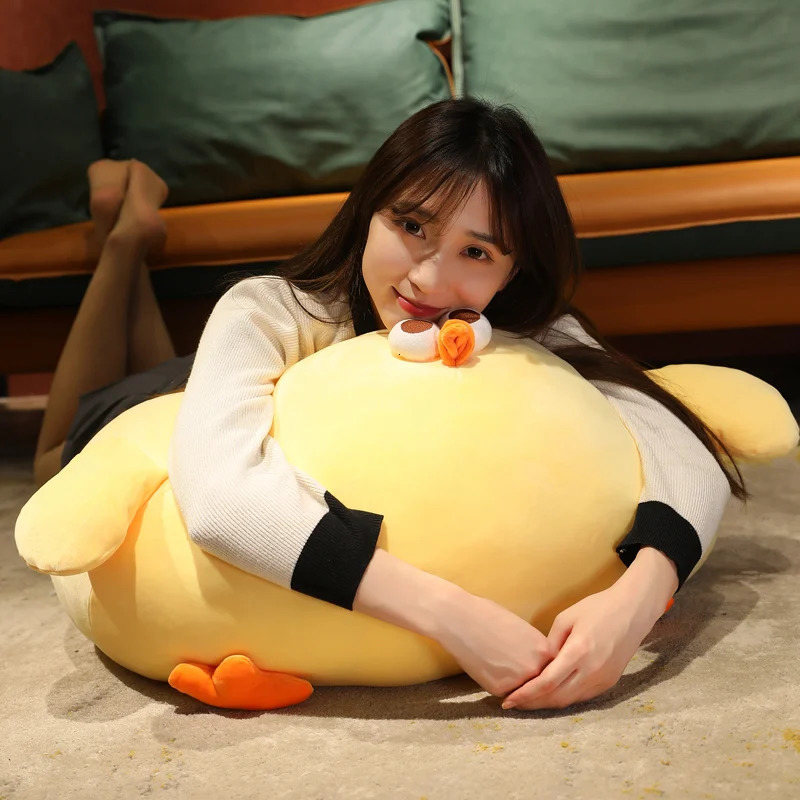 2565CM Squishy Yellow Chick Doll Soft Stuffed Animal Chicken Plush Toys Pillow Comfort Cushion Gift for Kids Girls Children 240422