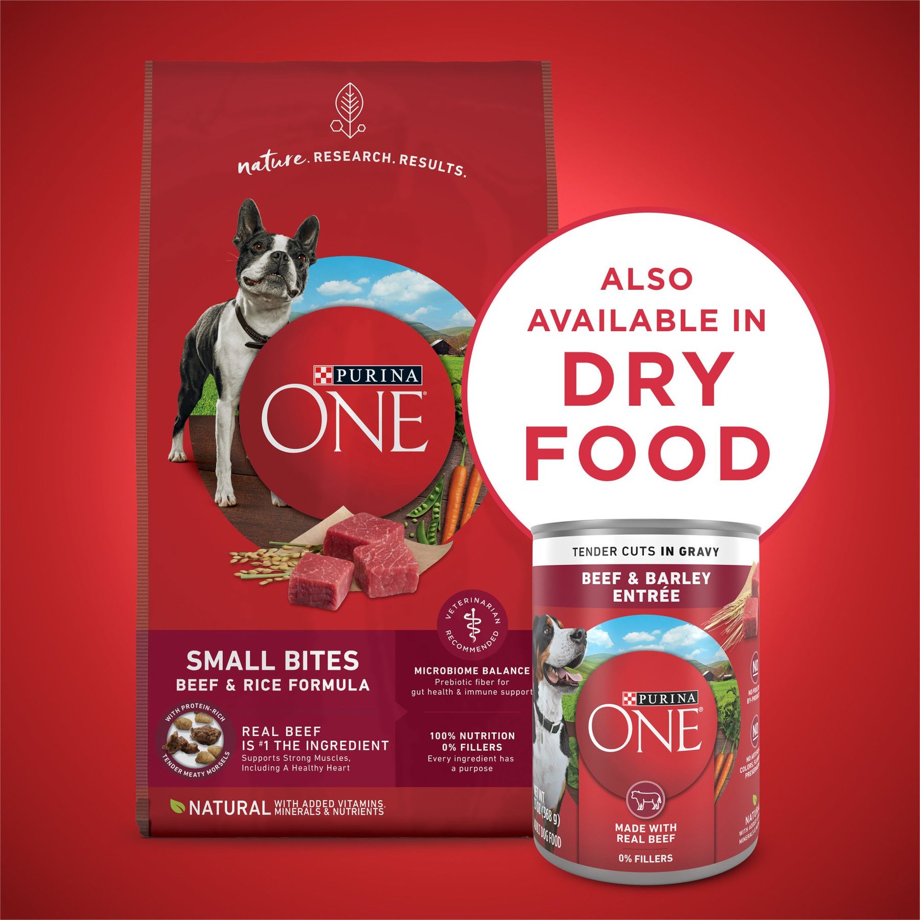 Purina ONE SmartBlend Tender Cuts in Gravy Beef & Barley Entree Adult Canned Dog Food