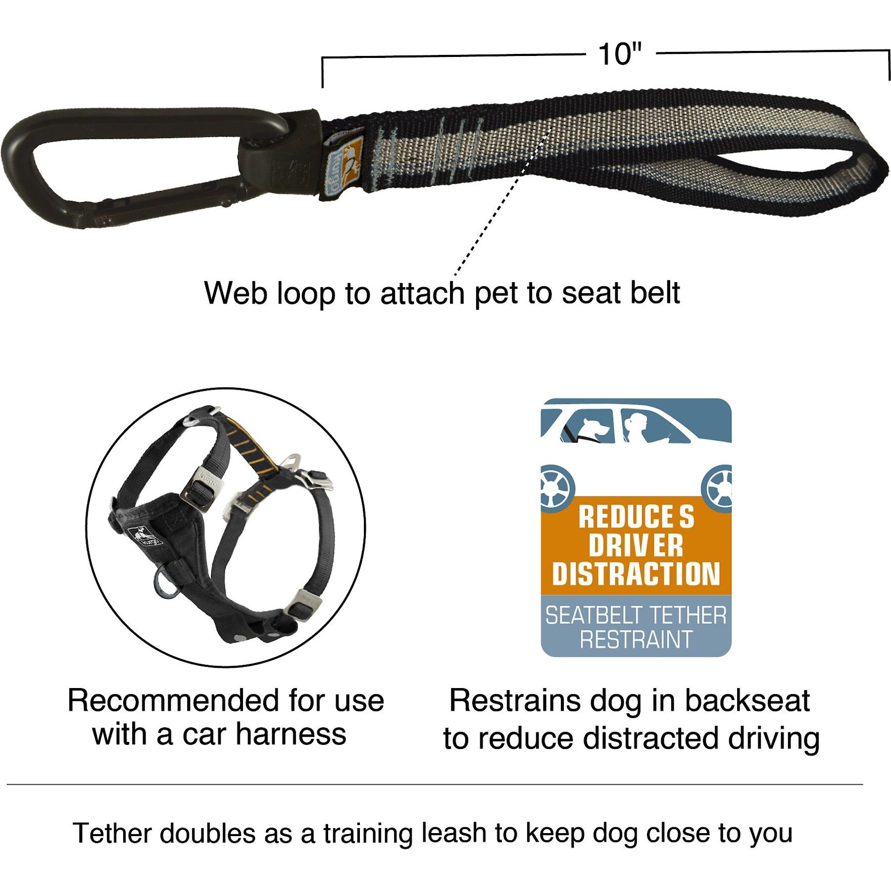 Kurgo Seat Belt Tether