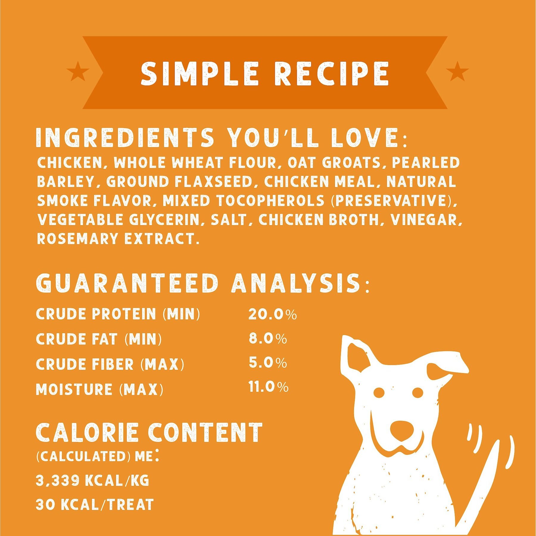 Cloud Star Wag More Bark Less Chicken Cravers Dog Crunchy Treats, 12-oz bag