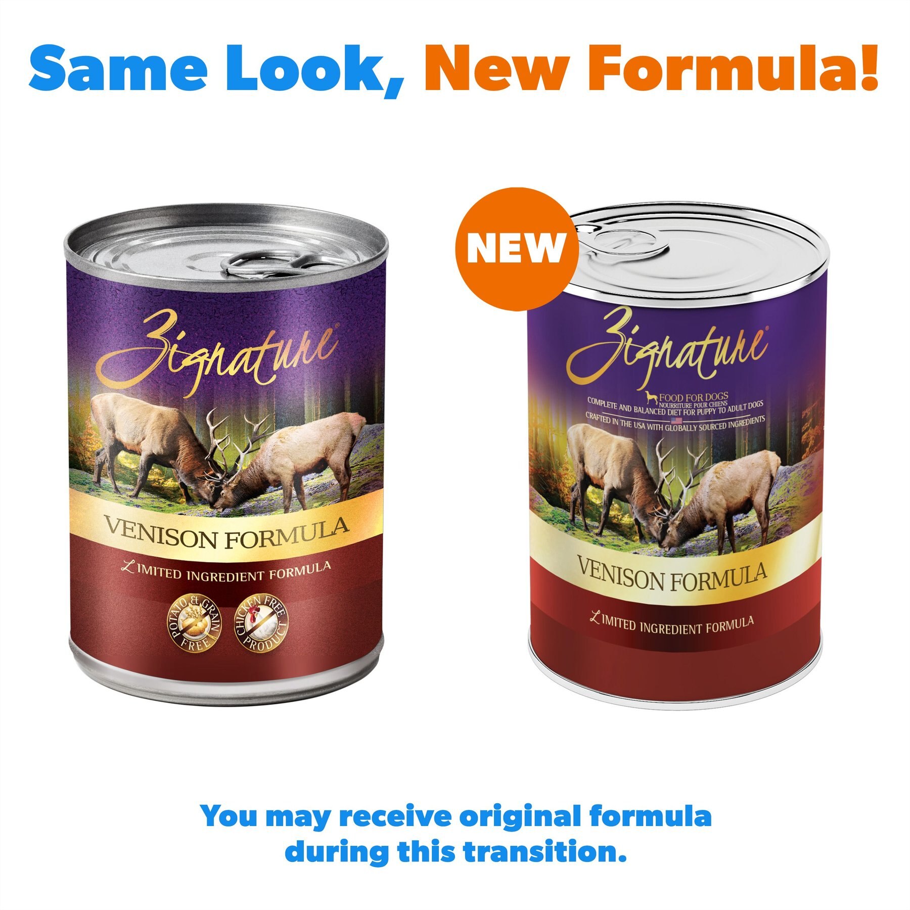 Zignature Venison Limited Ingredient Formula Canned Dog Food