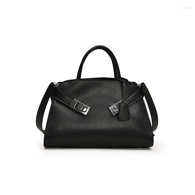 Totes Brand Designer Women's Handbag Large Capacity Female Simple Shoulder Bag Fashion Brown Crossbody B5 h7