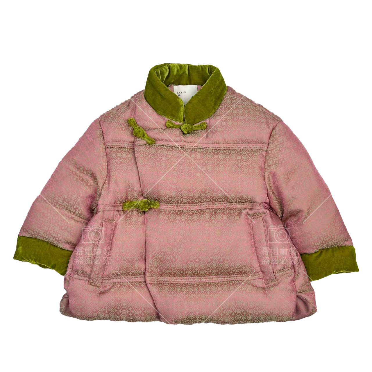 Children's Cotton Clothes Winter Clip Cotton New Year's Eve Clothing Boys and Girls Yankee Warm Thickened Cotton Coat Jacket