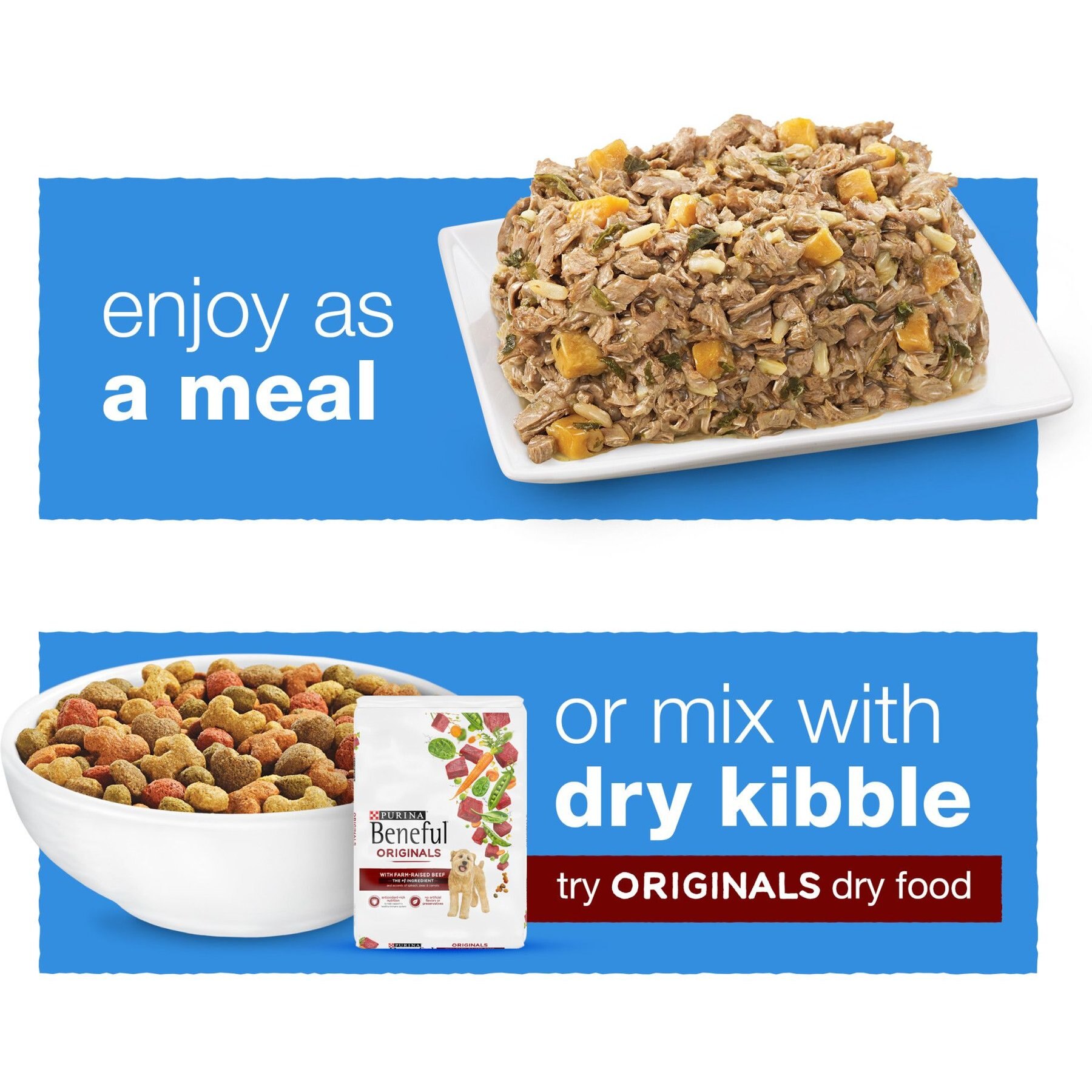 Purina Beneful Chopped Blends with Turkey, Sweet Potatoes, Brown Rice & Spinach Wet Dog Food