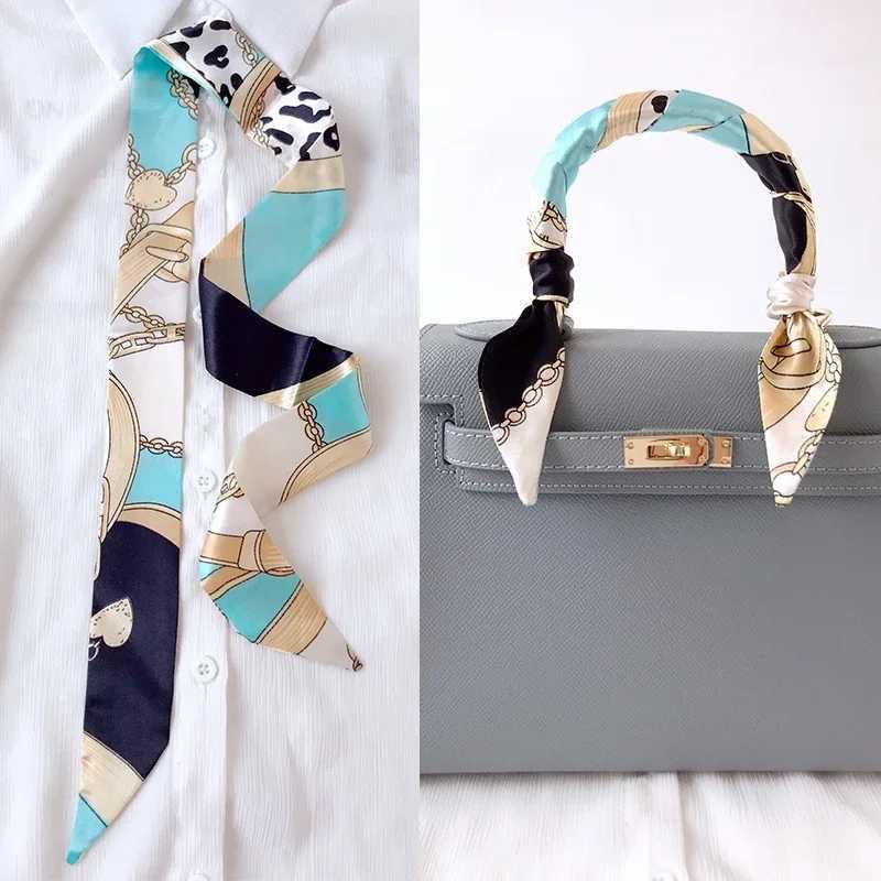 Top Quality Brand High Quality New Style Free Delivery Designer Bag Elegant Hair Scarf For Women - Lightweight Handbag Small Scarf, Versatile Ladies
