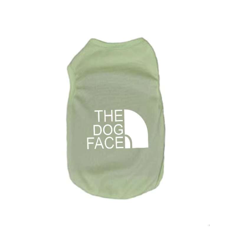 Wholesale XS-5XL Summer The Face Designer Pet Clothes Cat Tee Big Size Vest Breathable Sweatshirt Blank Dog T Shirt