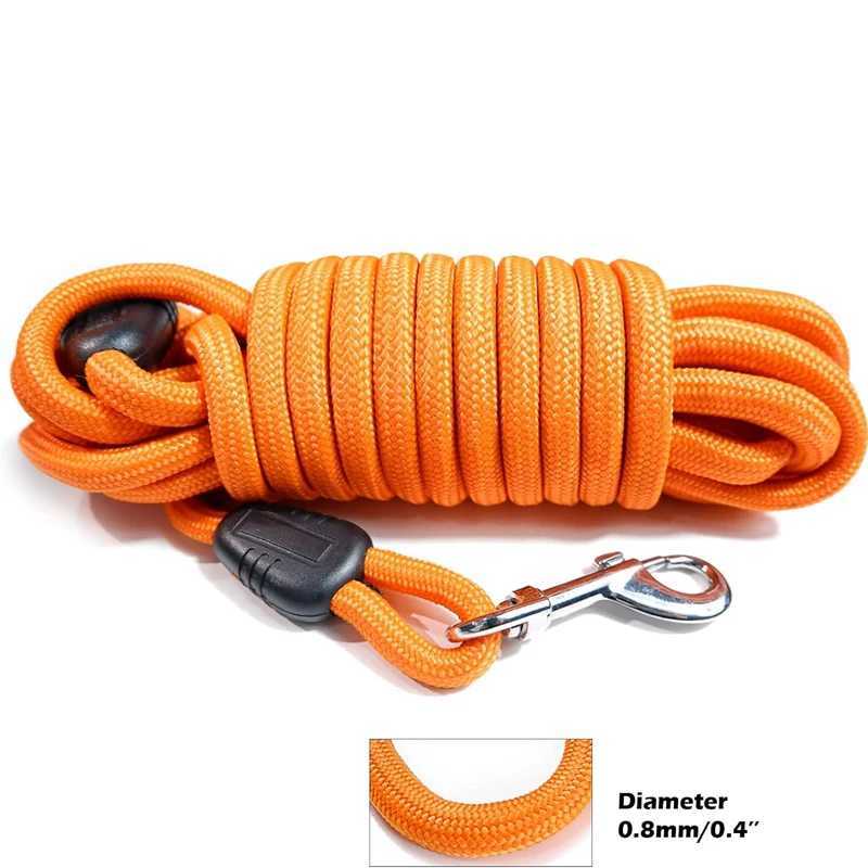 5M/10M/15M Long Rope Training Dog Leash- Heavy Duty Nylon Recall Agility Training Dogs Lead Leash For Medium Large Dog LeashXJ250218