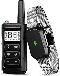 Dog with 3300Ft Remote Range 4 Training Modes for Larde Medium Small Dogs Waterproof Electric Collar