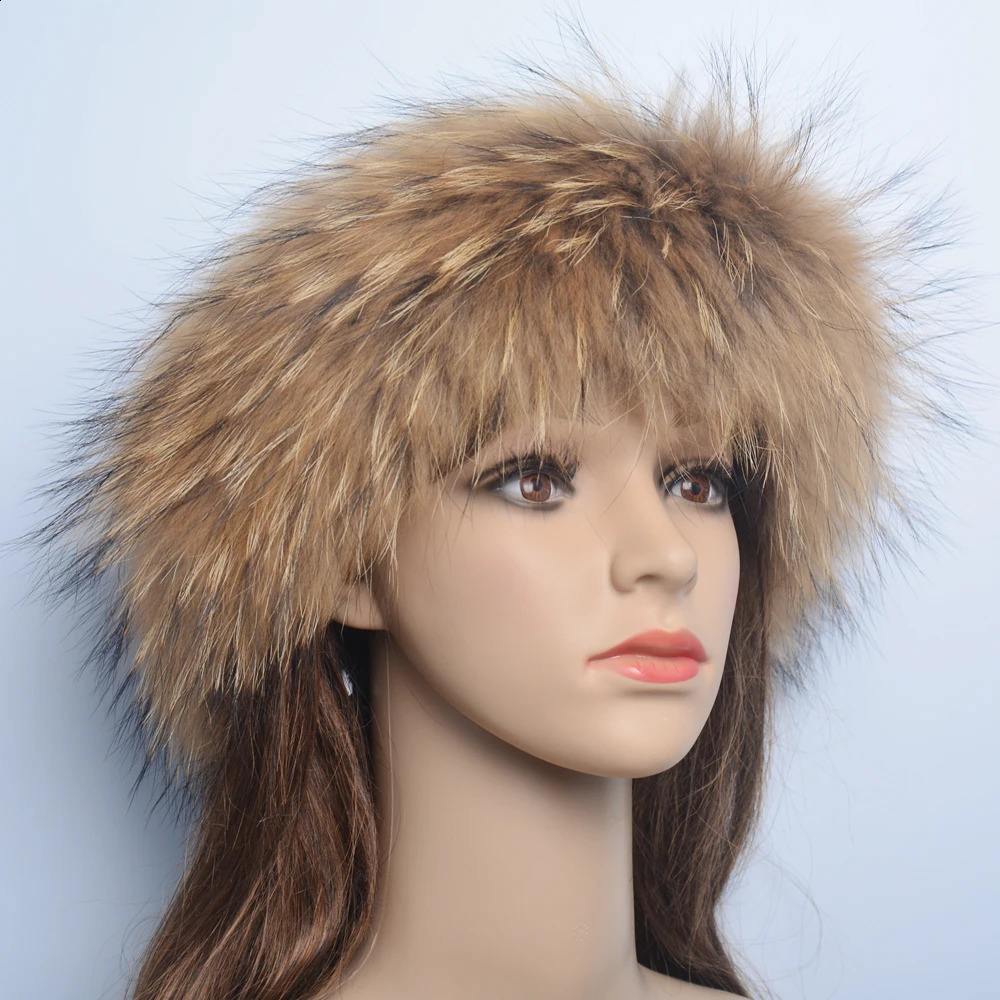 Womens Genuine Fox Fur Scarf for Girls Warm Soft Knitted Good Elasticity Genuine Fox Fur Headband Natural Fox Fur Ring Scarf 241121