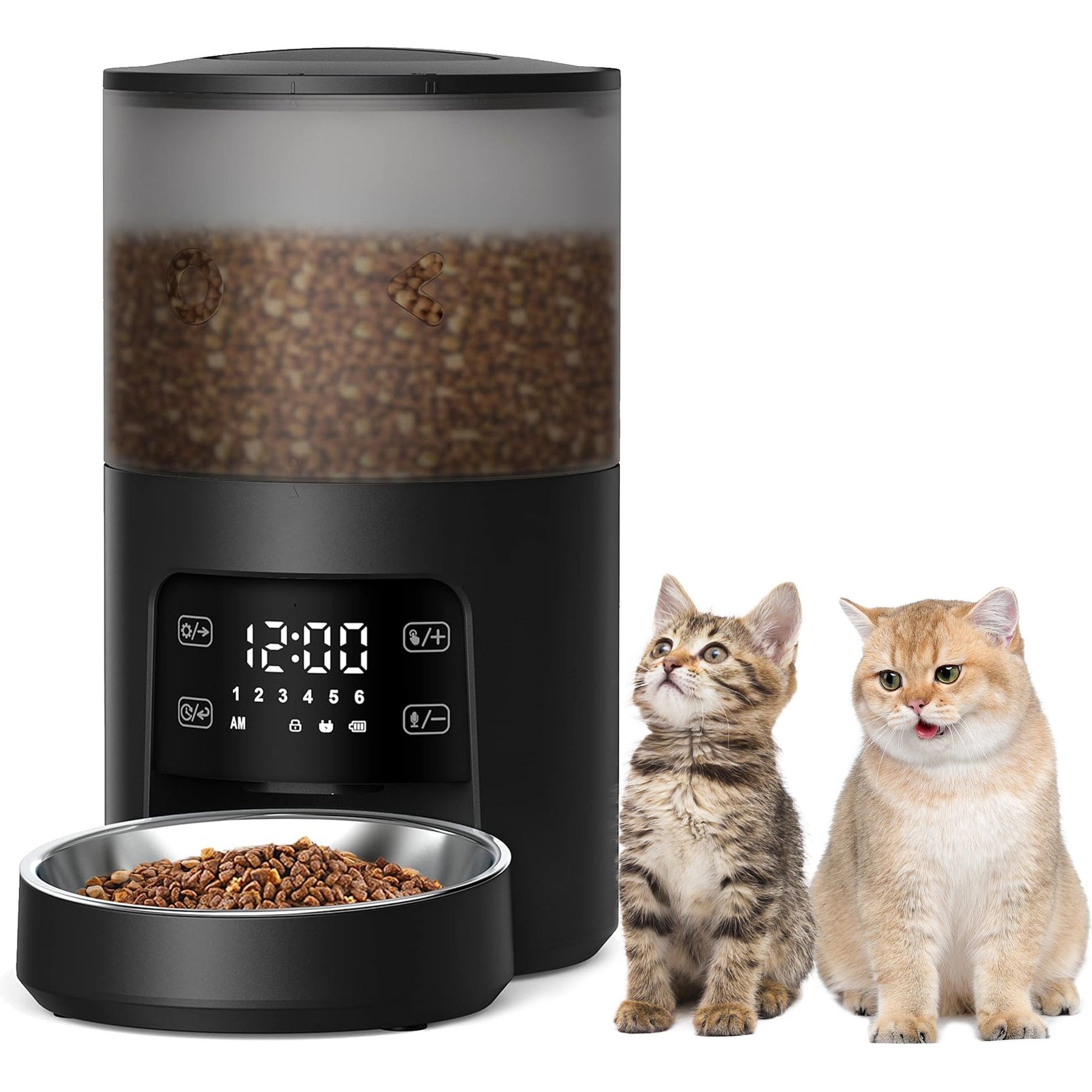 2025 new PATPET PF02 Timed Automatic Food Feeder Smart Dispenser for Cats & Dogs