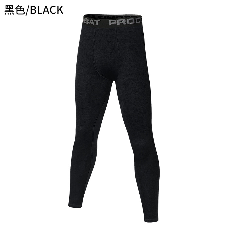 Boys Compression Youth Thermal Base Layer Fleece Tights Sports Basketball Leggings For Drop Delivery Apparel Clothing Ottzm