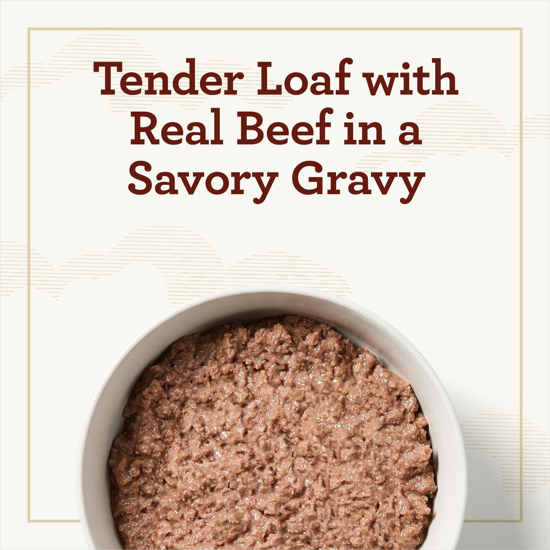 True Acre Foods Beef Recipe Tender Loaf in Gravy, Wet Dog Food, 3.5-oz cup, case of 12