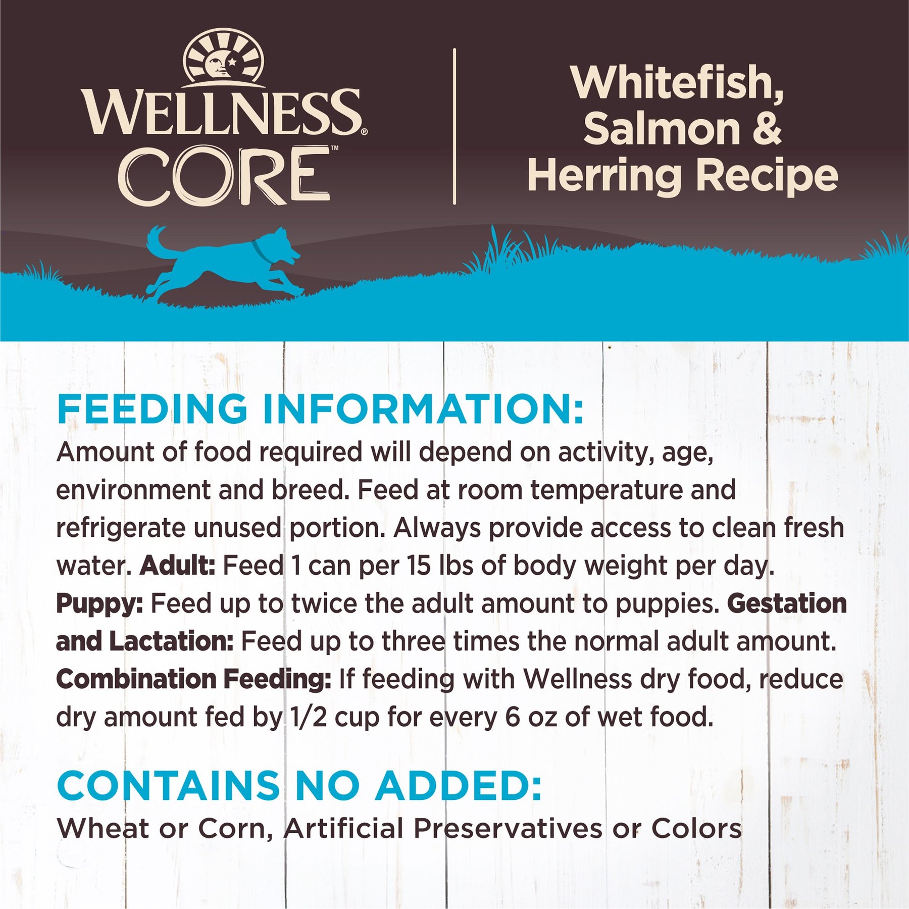 Wellness CORE Grain-Free Whitefish, Salmon & Herring Formula Canned Dog Food