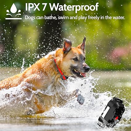 DogStop Electric Dog Collar with 4 Training Modes and Rechargeable Remote Waterproof Range 3300Ft for Small Medium Large Dogs