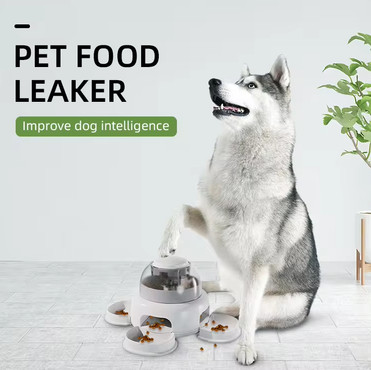 Easy Cleaning Automatic Pet Slow Feeder Bowl Plastic Dog Puzzle Toys Interactive IQ Training Dog Slow Feeder Toy