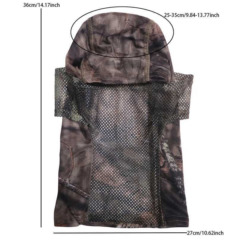 New Balaclava Hat Camouflage Airsoft Paintball Full Face Mask Motorcycle Cycling War Neck ScarfXJ241122