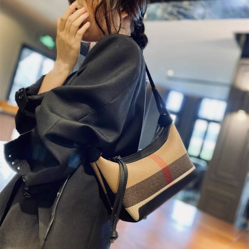 trend New leather fashionable armpit bag new large trend capacity shoulder bag brand designer trendy designer handbag