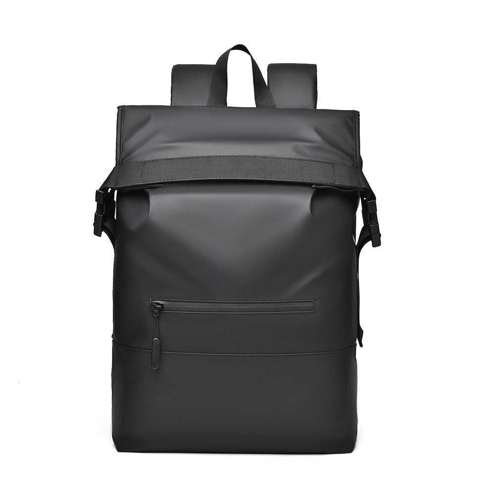 mens business backpack with highend feel large capacity fashionable travel backpack waterproof computer bag backpack