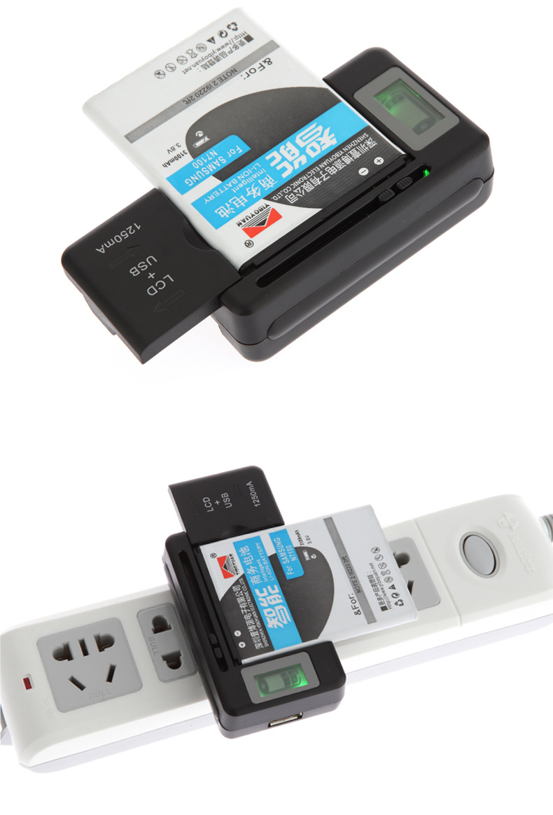 Universal Portable Mobile Cell Phone battery Chargers for YIBOYUAN Battery Charger+USB-Port For Smartphone Battery