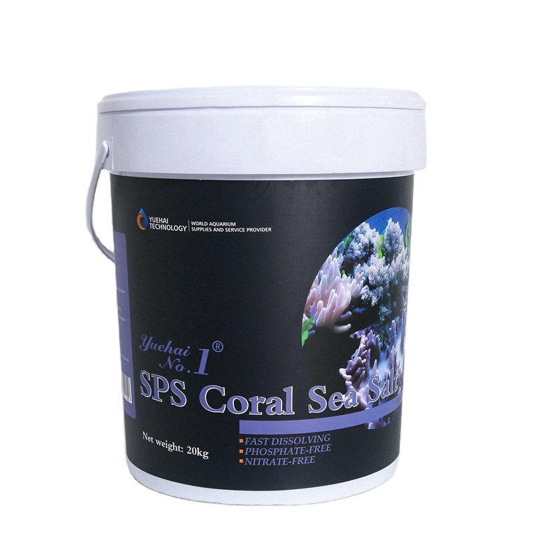 Customized Private Label Artificial Refined Marine Pet Sea Salt Organic SPS Aquarium Grade Glass Direct Aquaculture Reef