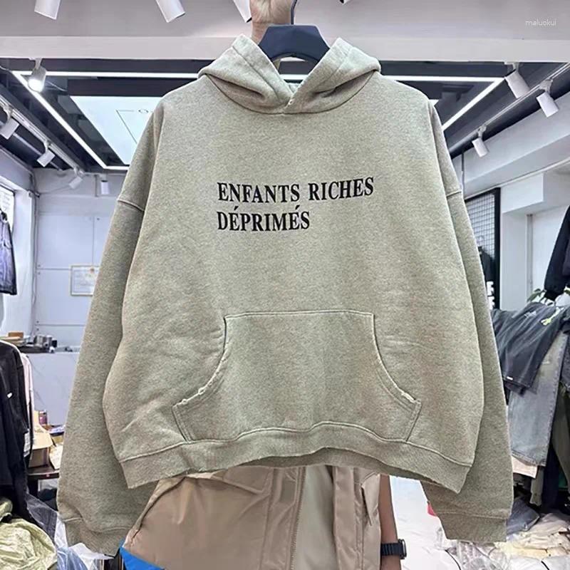 Trendy Oversized Men's Hoodie Featuring Unique Letter Print - Cozy and Stylish for Everyday Wear