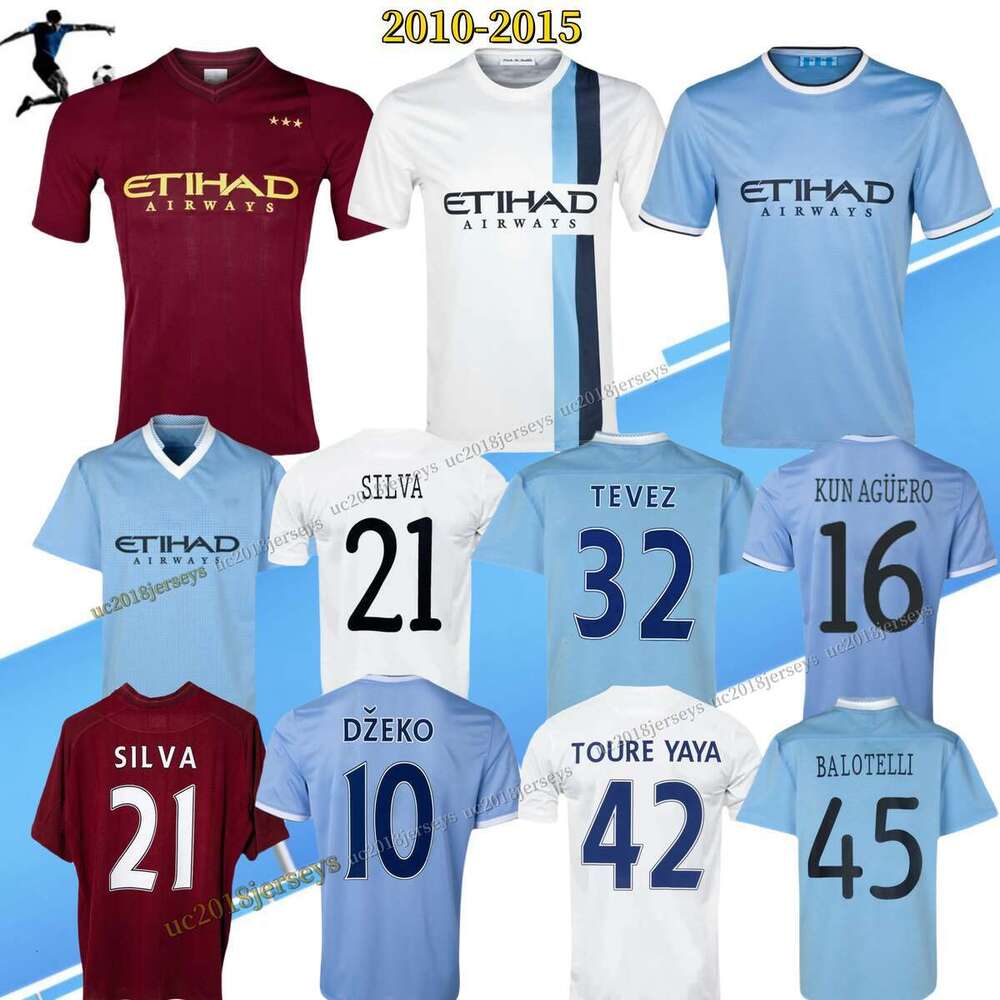 2011 2012 2013 2014 Kun Aguero Sia retro soccer jerseys 11 12 13 14 man TOURE YAYA BALOTELLI Tevez city classic vintage home away 3rd football shirt