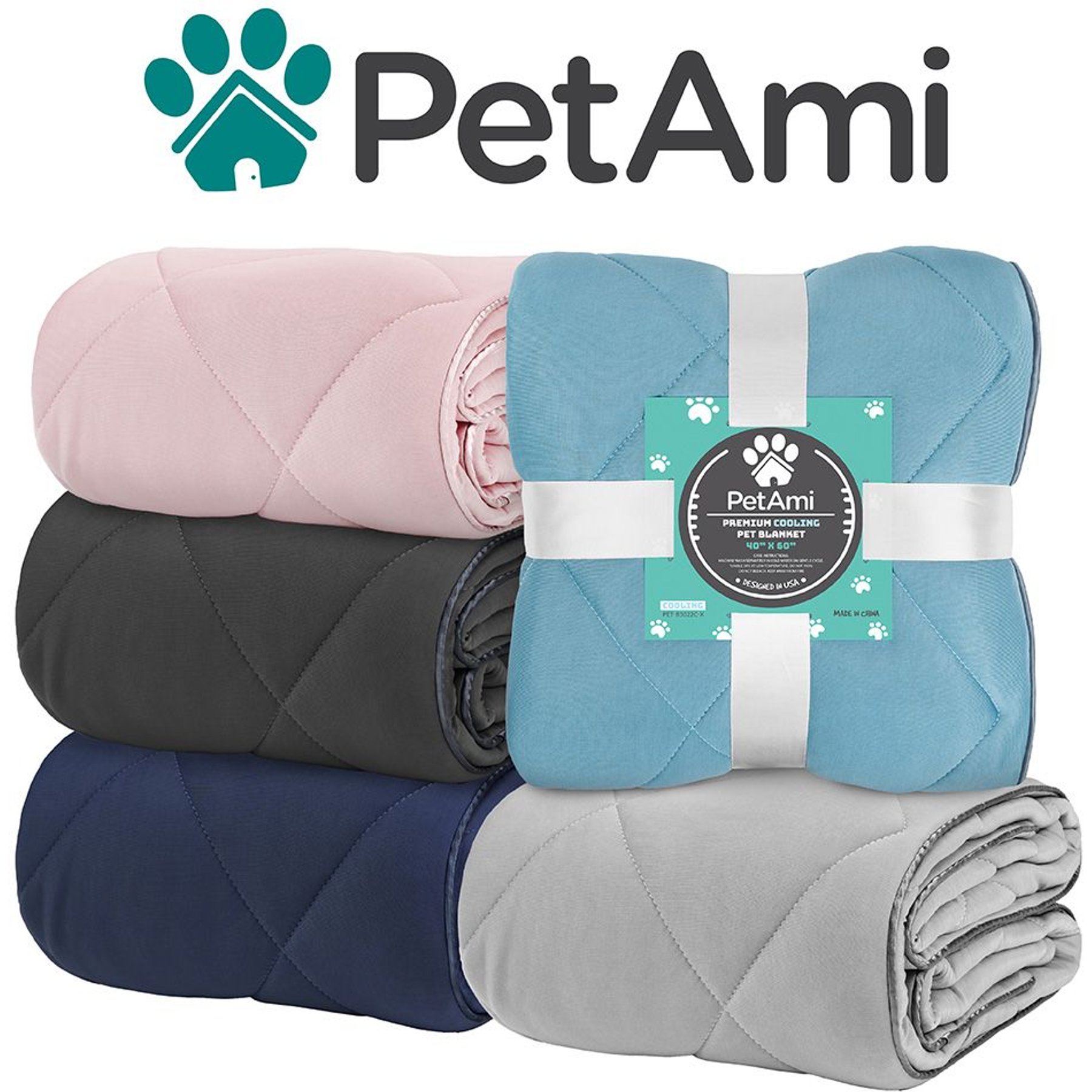 PetAmi Soft Cooling Cat & Dog Blanket