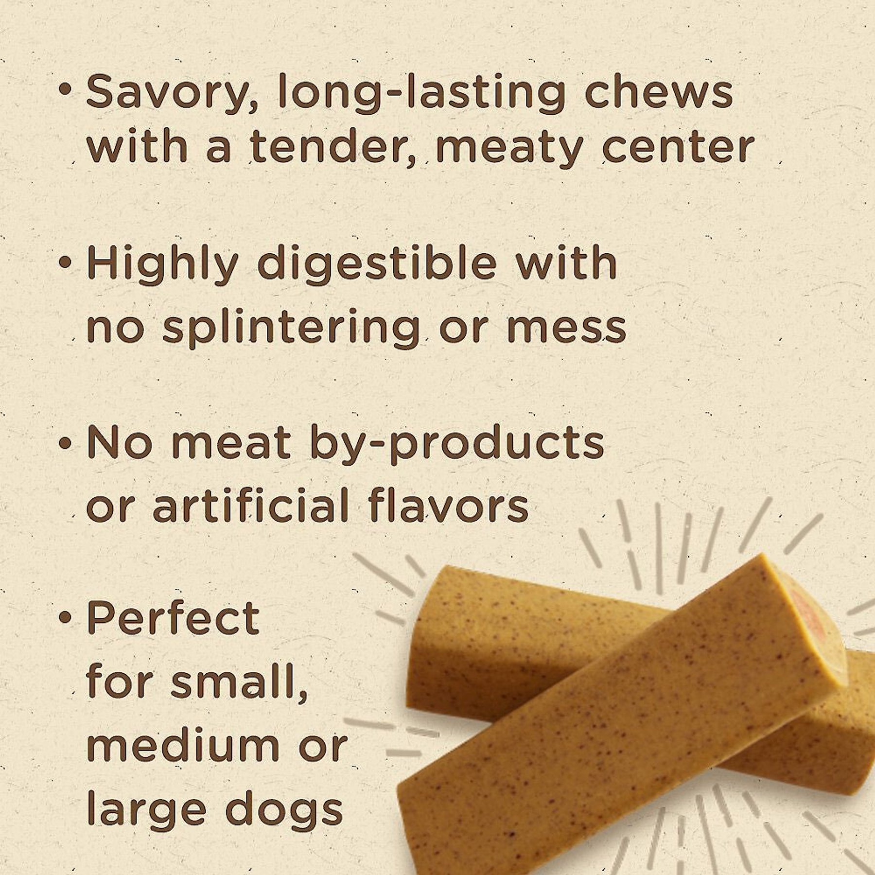 Rachael Ray Nutrish Turkey & Rice Flavor Soup Bones Dog Treats
