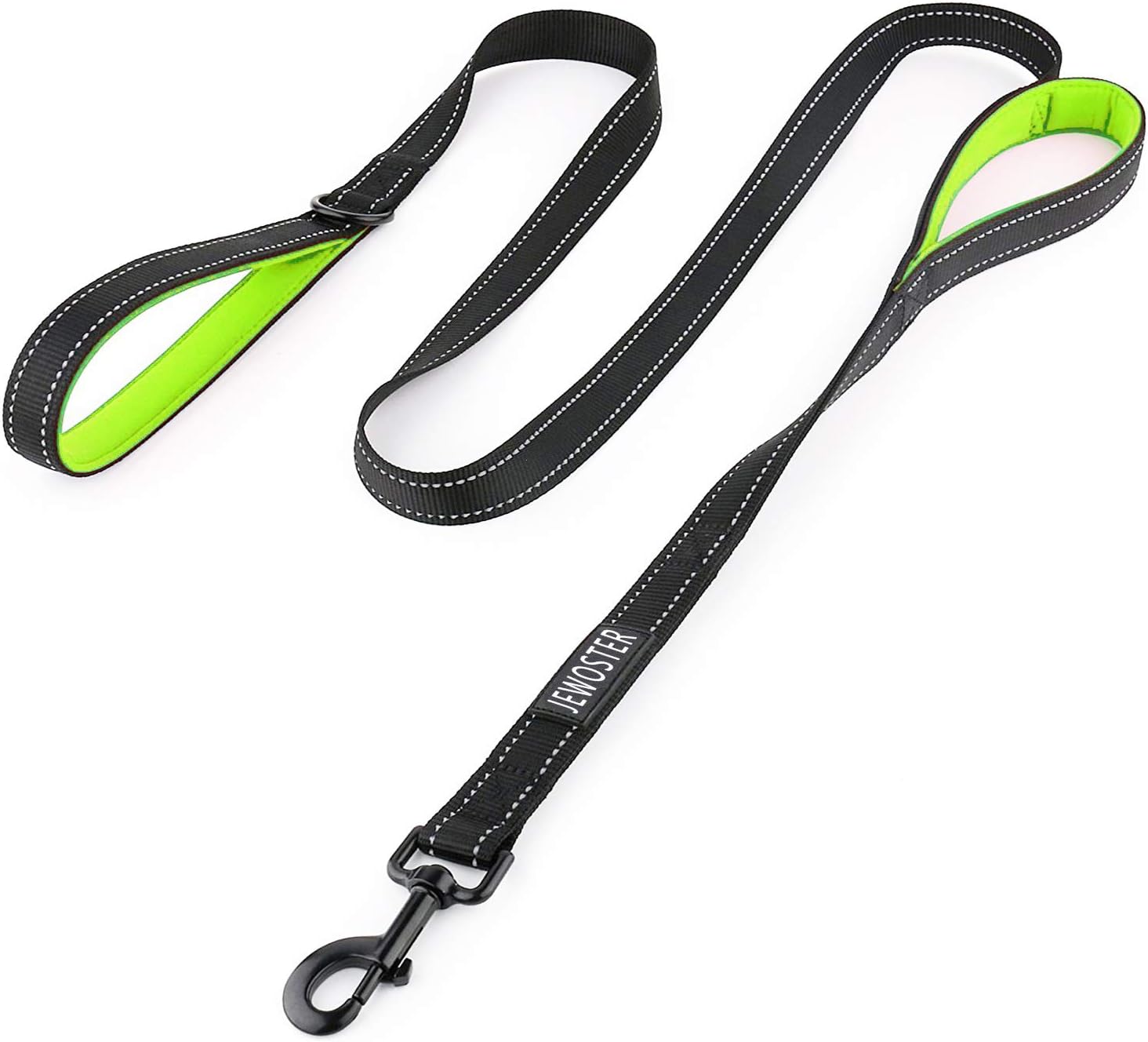 Dog Leash Heavy Duty 2 Handles by Padded Traffic Handle Extra Control,foot Long - Perfect for Medium to Large Dogs ( ft, Black Blue