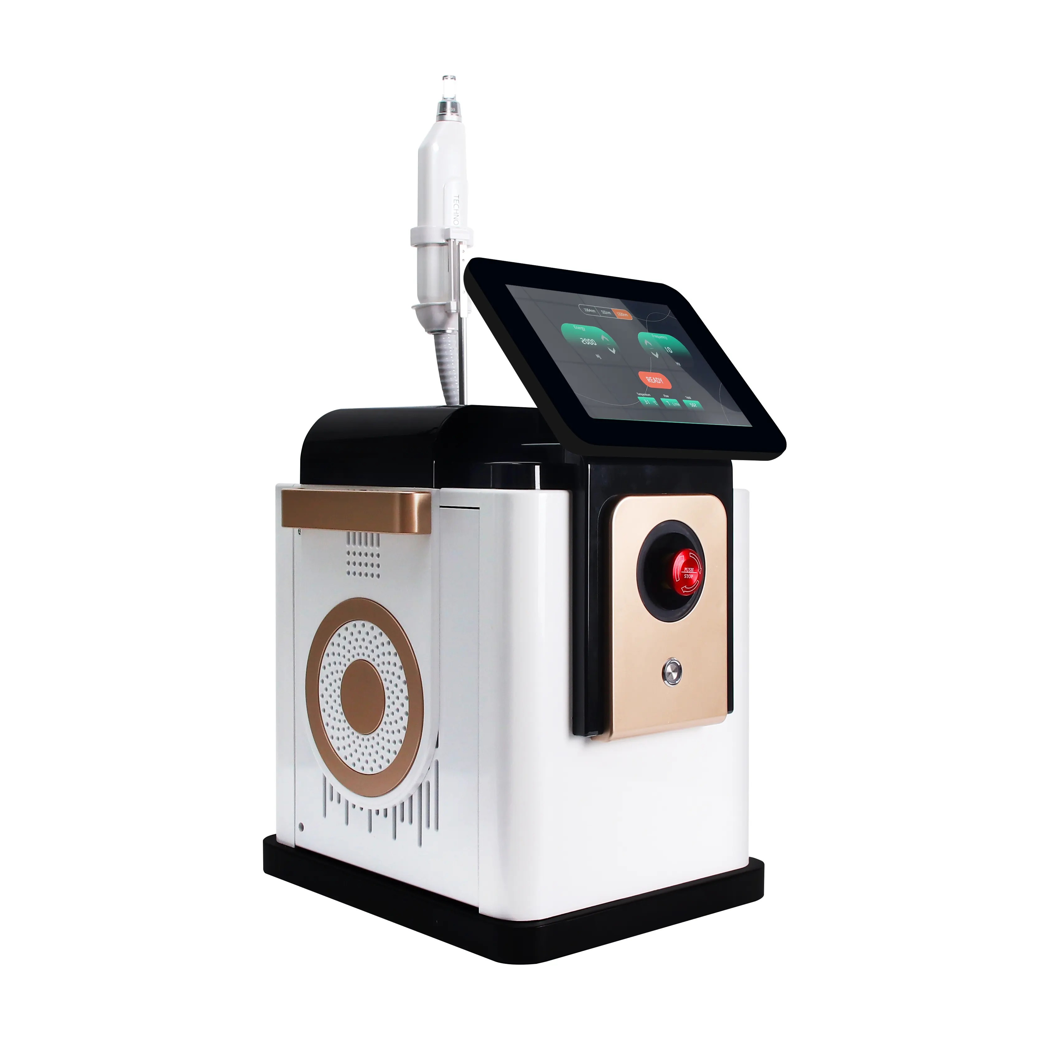 Powerful Picosecond Nd Yag Laser Professional Tattoo Removal Freckle Acne Mole Elimination Picolaser Portable Black Doll Treatment Beauty Machine