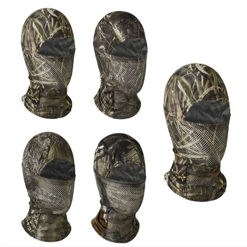 New Balaclava Hat Camouflage Airsoft Paintball Full Face Mask Motorcycle Cycling War Neck ScarfXJ241122