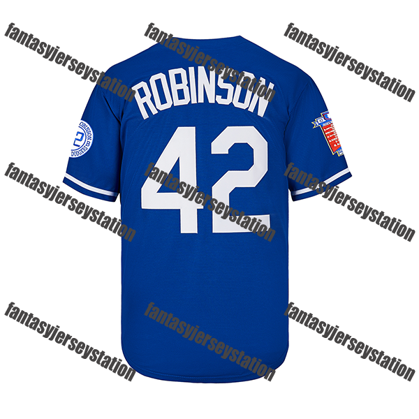 #17 Men's Shohei Relaxed Ohtani 42 Robinson Fit Embroidered V-Neck Button Up Short Sleeve Shirt, Summer Baseball Jersey for Party In Stock S-3XL