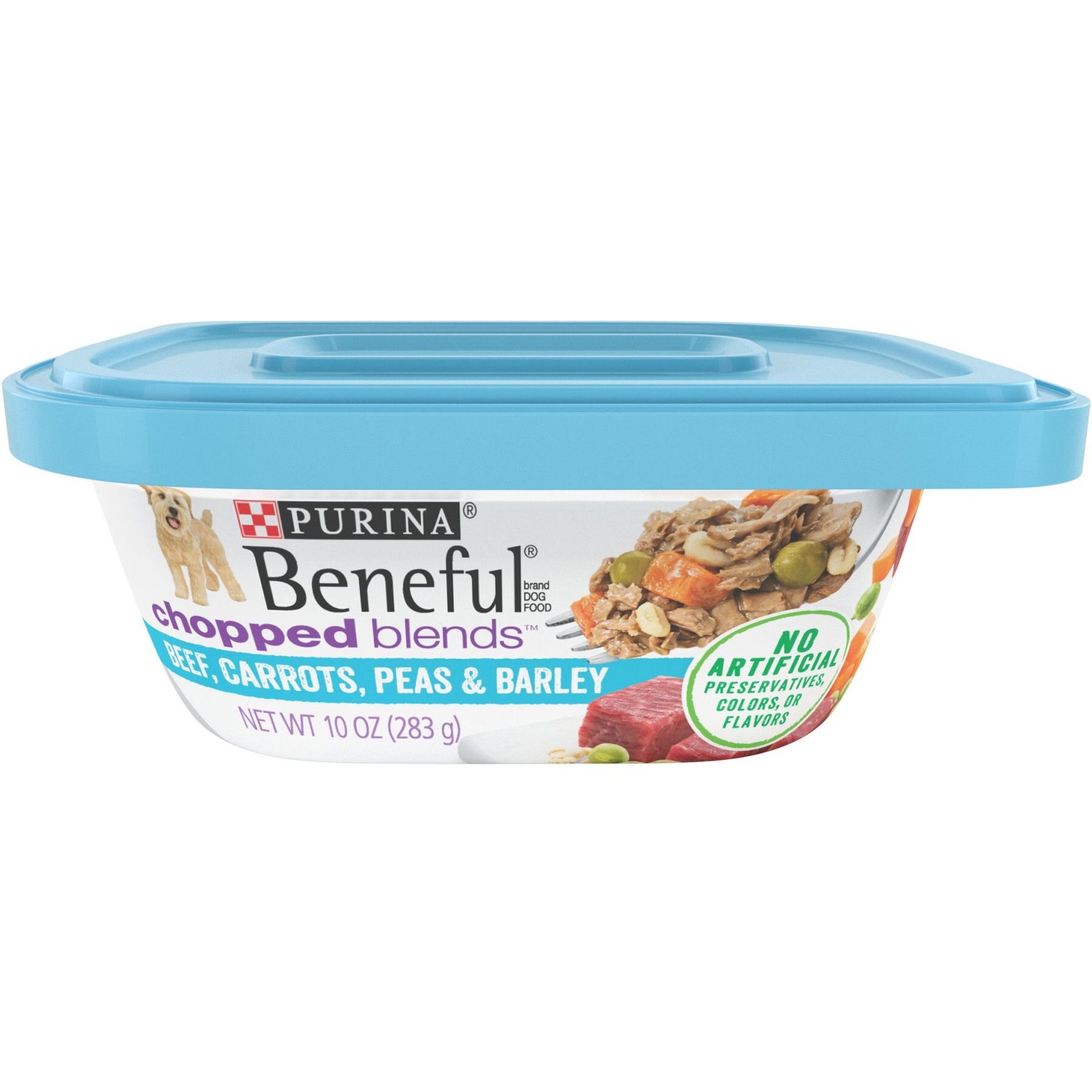Purina Beneful Chopped Blends with Beef, Carrots, Peas & Barley Wet Dog Food