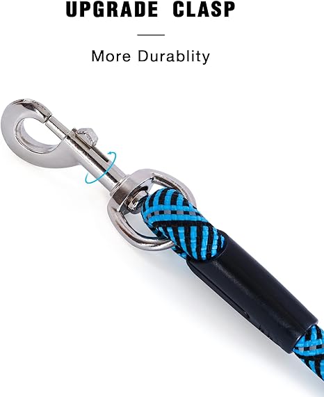 Long Leash Training 10FT 16FT/30FT/50FT/100FT, Reflective Threads Rope Leash, Heavy Duty Dog Lead for Large Medium Small Dogs Walking Playing, Camping