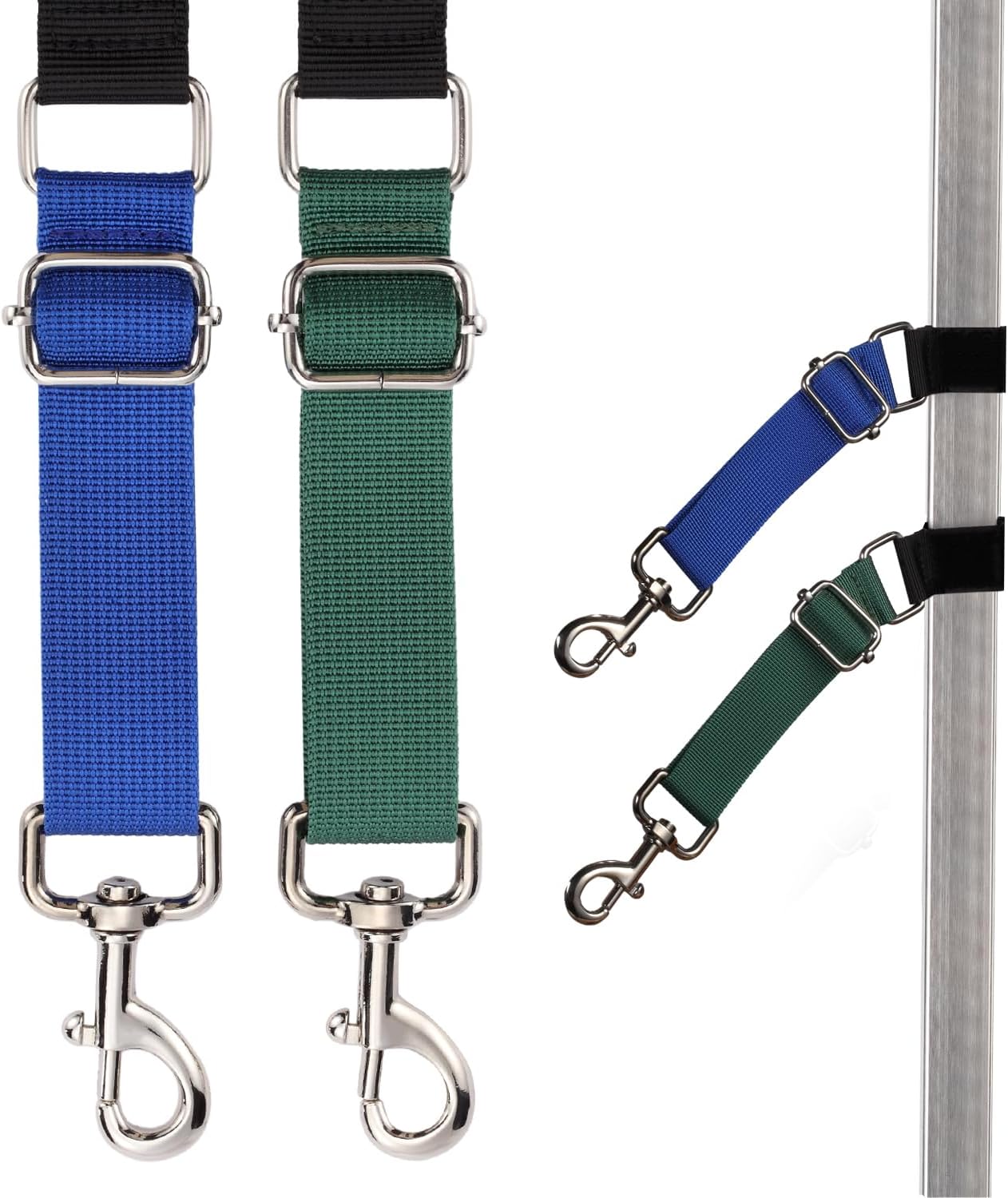 FURSDOLY Accessories - Loops Secure and Stable Loop Pet Supplies Extender Dog Grooming Arm Extension Straps 2 pcs