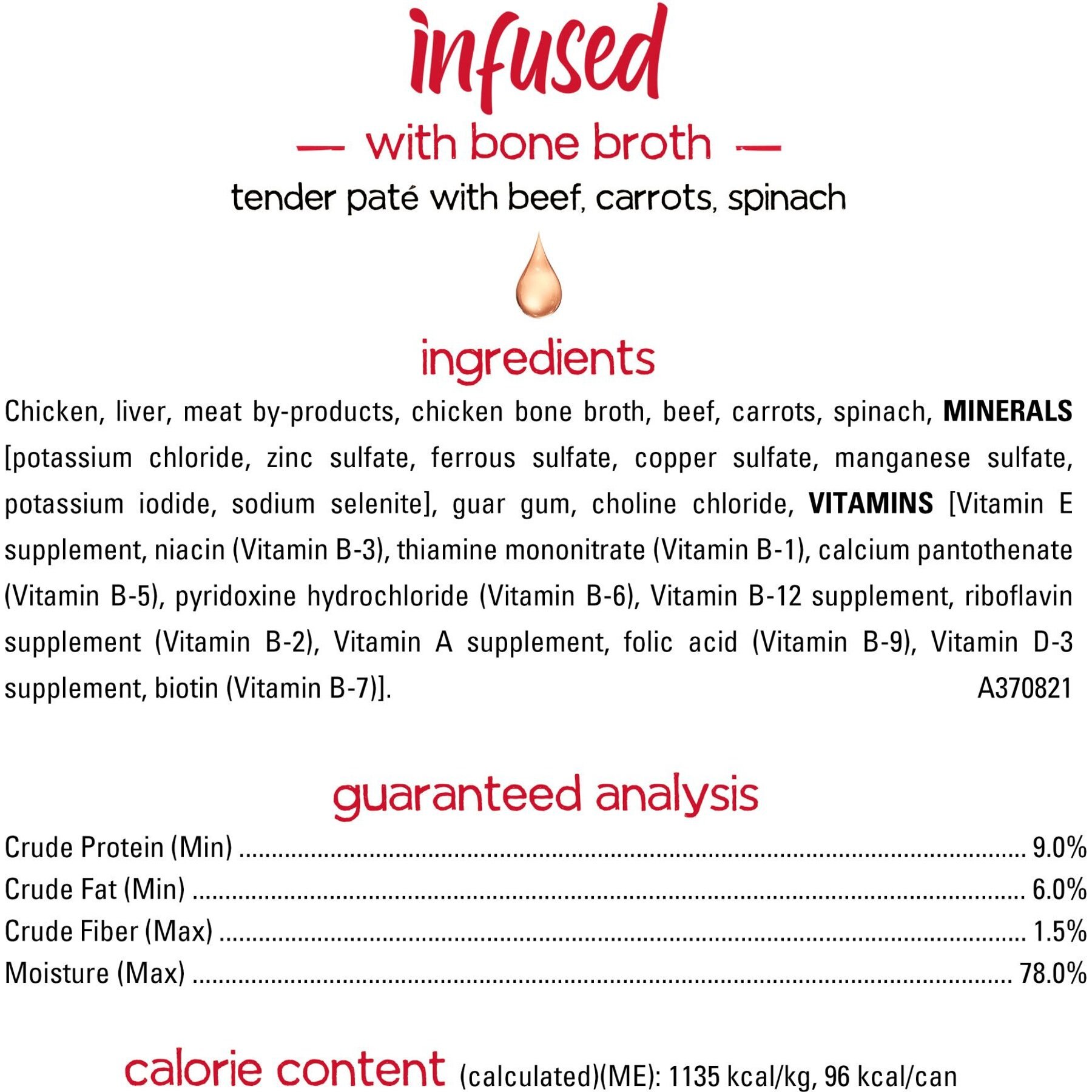 Purina Beneful Infused Pate with Real Beef, Carrots & Spinach Wet Dog Food