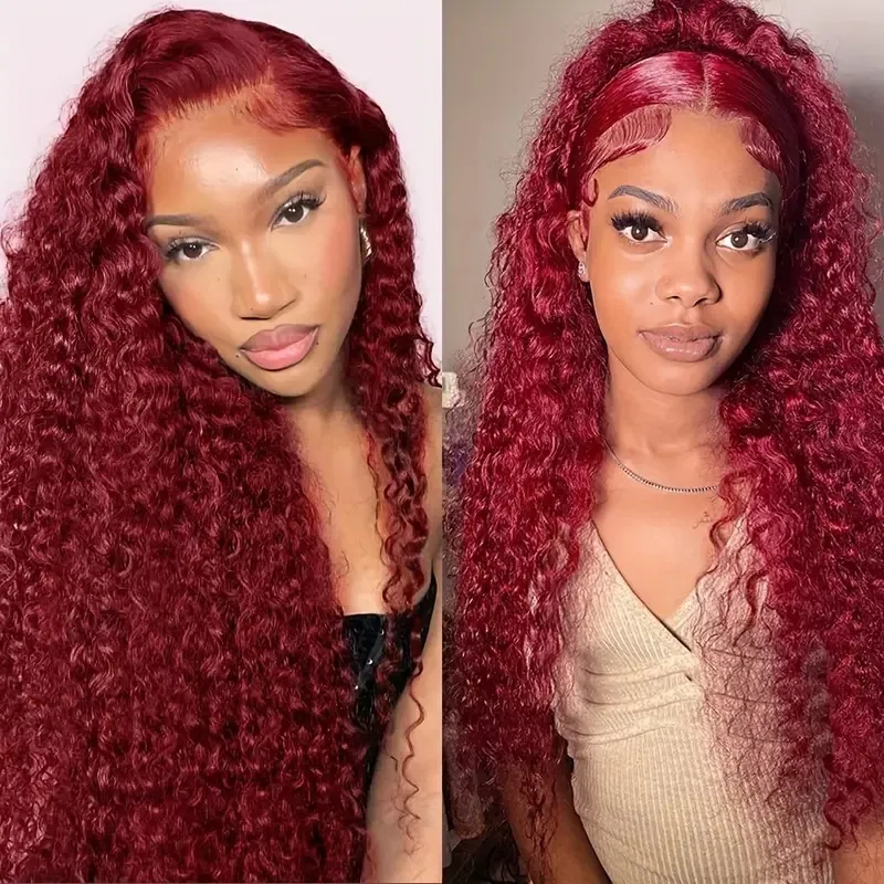 13X4 Kinky Curly Ombre Color Lace Closure Wigs Blonde Wig 32 Inchesfor Women Simulation Human Hair Brazilian Curly 280% Density 360 Lace Frontal Long 