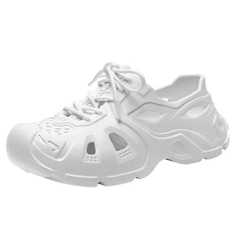 Summer 2024 EVA Men's Lightweight Hollow Out Sporty Shoes Breathable Shoes Slip-Resistant Water-Resistant Walking Style Sneakers