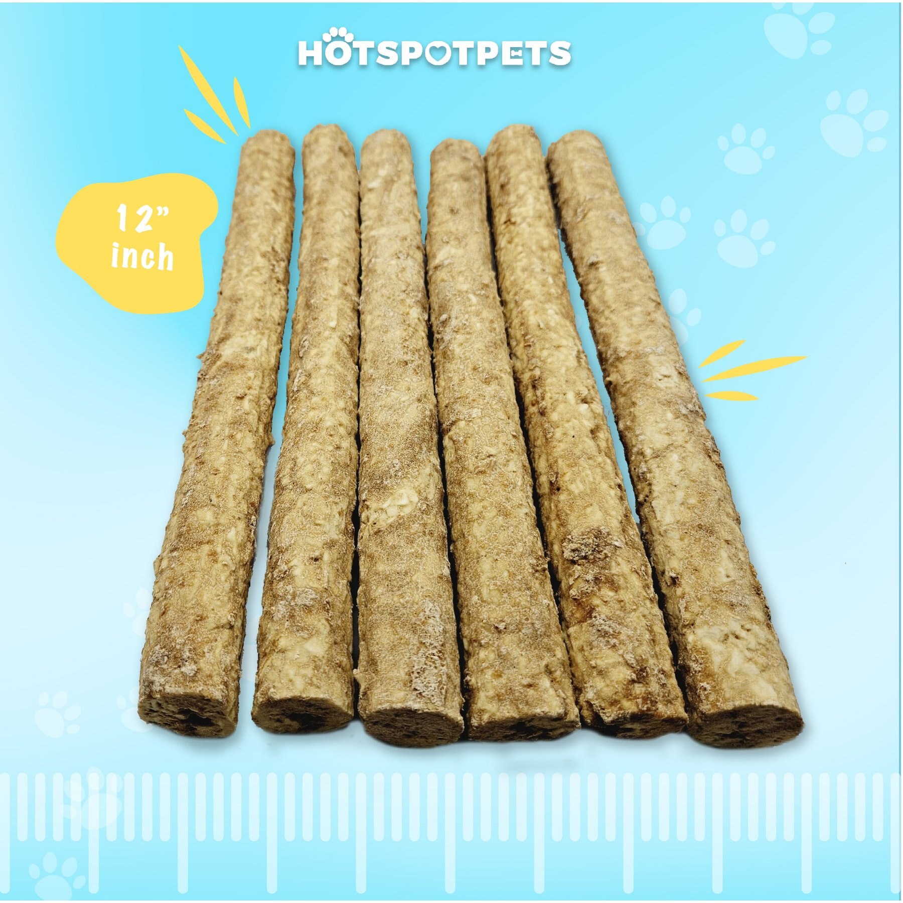 HOTSPOT PETS 12-in Peanut Butter Crunchy Munchy Rolls Dog Treats