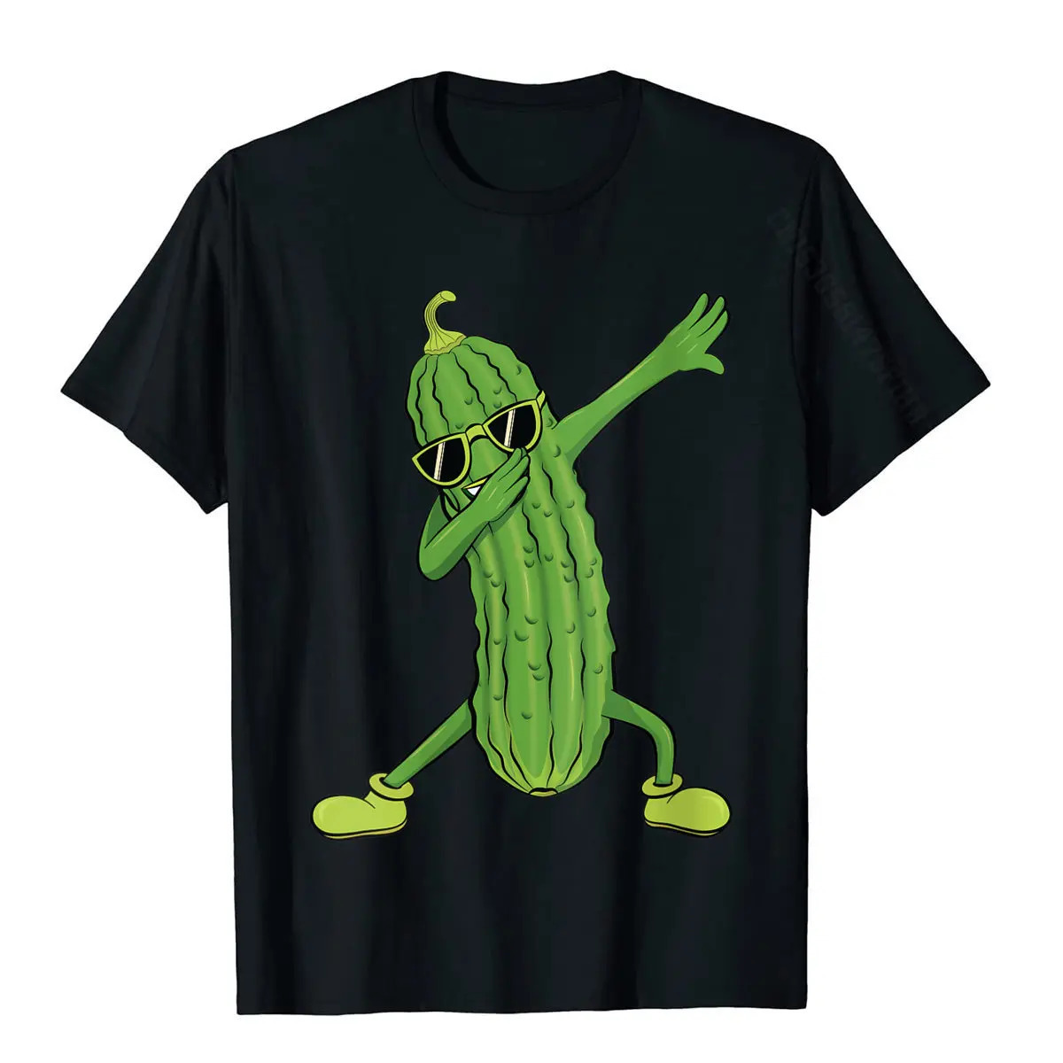 Womens Dabbing Pickle Dancing Cucumber Lover Funny Gifts TShirt Fitness TightCamisa Tops Shirt Plain Cotton Men T Shirts 240419